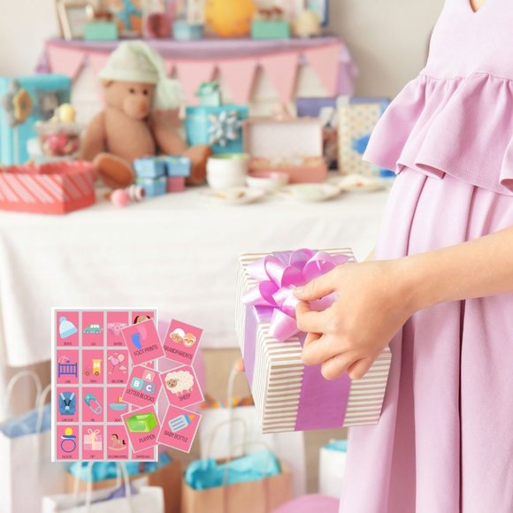 Baby Shower Games - 50 Boards Girl - Baby Gender Reveal Games - Invitations - Picture 4 of 4